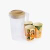 Water pitcher set with 3 cups - Image 3